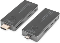  DIGITUS DS-55324 :: Видео extender, USB-C към HDMI, Wireless, 4K, 30 м