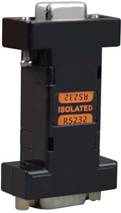 Кабел/адаптер FCTELECOM RS-232 оптоизолатор FC-1003, DB9 RS-232 M, DB9 RS-232 F, < 1W, 85 × 45 × 20 мм, черен
