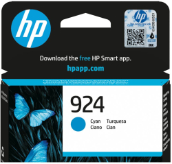 Касета с мастило HP 924 Cyan Original Ink Cartridge