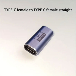 Кабел/адаптер Adapter USB C-C, F-F, 40Gbps QC100W 886088