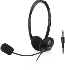 Слушалки ACT Слушалки с микрофон, 3.5mm жак, 2м