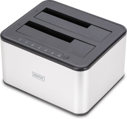 Кутия/Чекмедже за HDD DIGITUS DA-71540-2 :: USB 3.0 Docking Station за 2x 2.5"-3.5" SATA HDD-SSD