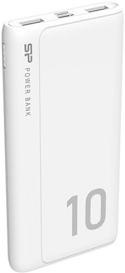 Външна батерия Power Bank 10000mAh Silicon Power GP15, Бял