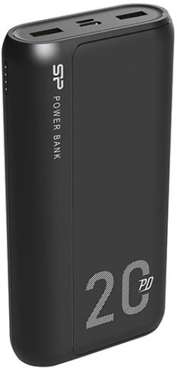 Батерия за смартфон Power Bank 20000mAh Silicon Power QS15, Черен