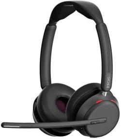  EPOS IMPACT 1061 стерео слушалки, Bluetooth, UC, до 3 устройства едновременно, зарядна стойка, черен