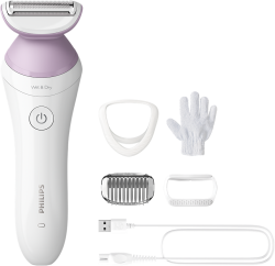 Епилатор PHILIPS Безжична самобръсначка с употреба на мокро и сухо, Lady Shaver Series 6000