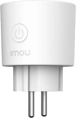Контакт Imou Smart Plug (EU Version), 2.4 GHz, IEEE 802.11b-g-n, Bluetooth 5.0, Max Load 3680w, 16A.