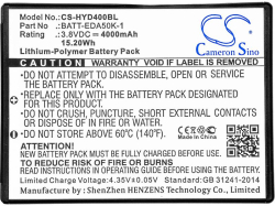 Други Cameron Sino - Батерия за баркод скенер Honeywell EDA50 50129589-001 LiPo, 4000 mAh, 3.8 V; CS-HYD400BL