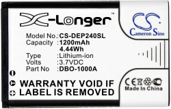 Батерия за мобилен телефон DORO 6821, 6881, 1370, 6060 380147 LiIon 3,7V 1200mAh CAMERON SINO