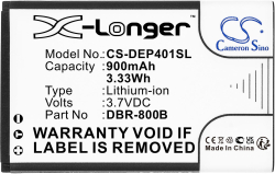 Батерия за смартфон CAMERON SINO - Съвместими за DORO 1350, 1361, 6520, 6530, Primo 805 DBP-800B, 900 mAh, 3.7 V;