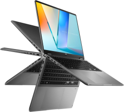 Лаптоп Asus Vivobook Flip TP3607SA-RJ004W, Intel Ultra 5 226V, 512GB M.2 NVMe PCIe 4.0 SSD, 16GB LPDDR5X, Windows 11 Home