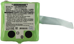 Други Cameron Sino - Батерия за радиостанция DeTeWe Outdoor 8000 MT700D03XXC NIMH, 700 mAh, 4.8 V; CS-DWE800TW