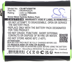 Други Cameron Sino - Батерия за радиостанция Motorola EM1000.T5300, T800 1532/4002A NIMH, 700 mAh, 3.6 V; CS-MTV500TW