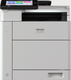 Мултифункционално у-во Ricoh IMC320F - 7" Smart Operation Panel, 6 GB/64 GB, SSD 256 Gb-опция, 32 ppm, 1200 x 1200 dpi, Бял