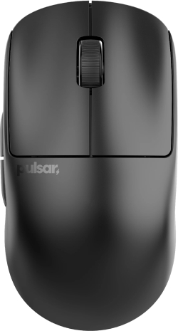 Мишка Pulsar професионална геймърска мишка Wireless Gaming Mouse X2 v3 Size2 Black - 1K (8K compatible)