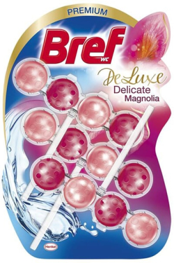  Bref Ароматизатор за тоалетна WC Deluxe, магнолия, 50 g, 3 броя