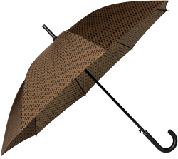 Продукт Чадър Hugo Boss Monogramme, бледокафяв