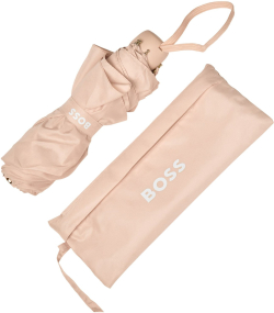  Hugo Boss Чадър Tigra Mini, бледобежов