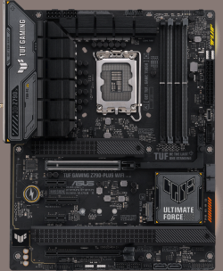 Дънна платка ASUS TUF GAMING Z790-PLUS WIFI - LGA1700, 4 х DDR5, Максимален капацитет на паметта 128 GB, ATX