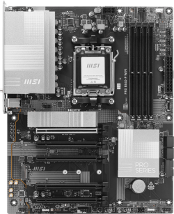 Дънна платка MSI PRO B840-P WIFI - AM5, 4 x DDR5 UDIMM, Максимален капацитет на паметта 256 GB, ATX