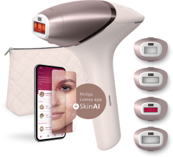 Епилатор PHILIPS Lumea IPL 9900 Series, Фотоепилатор за обезкосмяване със SenseIQ