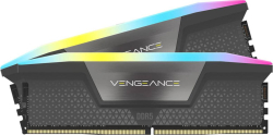 Памет Corsair VENGEANCE RGB DDR5 32GB (2 x 16GB) DDR5 6400 CL36-48-48-104 1.35V XMP & EXPO - Grey