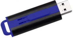 USB флаш памет Slide 3, USB 2.0, 32 GB, синя