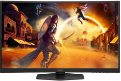 Монитор Геймърски AOC GAMING - 27", 1920 x 1080 Full HD, 16:9, VA панел, 280 Hz, 0.3 ms. (MPRT), Сиво - черен
