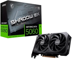 Видеокарта MSI Video Card NVIDIA GeForce RTX 5060 8G SHADOW 2X OC, 8GB GDDR7