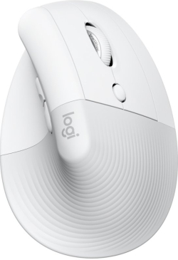 Мишка Безжична вертикална ергономична мишка Logitech Lift Bluetooth 910-006475 - бяла