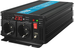 Инвертор Инвертор 12-220 V  DC-AC 1000-2000W Pure Sine Wave -чиста сиунусоида- TED000378  TED ELECTRIC