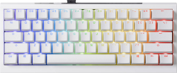 Клавиатура Ducky професионална геймърска механична клавиатура One X Mini Wireless White - Ducky AI Switches [Linear]
