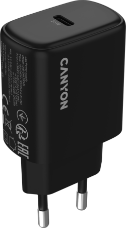 Принадлежност за смартфон CANYON charger OnCharge 250 25W 1xPD EU Black