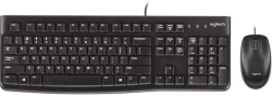Клавиатура Kомплект клавиатура с мишка Logitech MK120 US-Layout - Черна