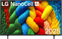 Телевизор LG 55NANO80A3B, 55" 4K HDR Smart Nano Cell TV