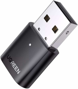 Мрежова LAN карта/адаптер USB адаптер Ugreen adapter CM390 Bluetooth 5.0 USB 10м - черен