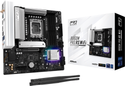  ASROCK MB Desktop B860M Pro Rs Wi-fi, S.1851, 4x DDR5, 1x PCIe 5.0 x16, 1x PCIe 4.0 x4, 1x Blazing M.2, 2x Hyper M.2, 4x SATA3, 2x USB-C, 8x USB 3.2, 6x USB 2.0, 1x RJ-45 2.5GB Lan, 802.11axe Wi-Fi 6E + Bluetooth 5.3, ATX