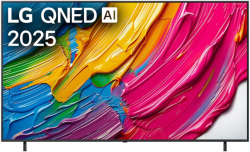  LG 86QNED80A3A, 86" 4K QNED HDR Smart TV, 3840x2160, DVB-T2-C-S2, Alpha 7 AI Processor, HDR10 - HLG, webOS 25 ThinQ, VRR - ALLM - HGiG, 4K Upscaling, WiFi 5, Voice Controll, Bluetooth 5.1, AirPlay 2, LAN, CI, HDMI, SPDIF, Google Cast, 2 pole Stand