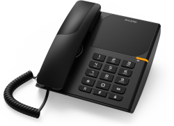  Стационарен телефон Alcatel T28 - черен