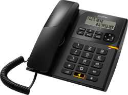  Стационарен телефон Alcatel T58 - черен