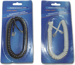 Телефонен кабел - спирален 2 м.