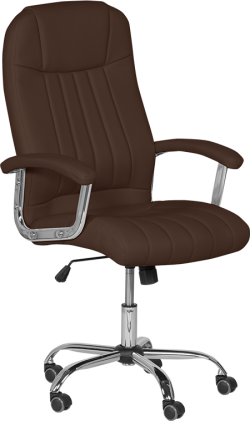 Президентски офис стол Carmen 6181 - кафяв