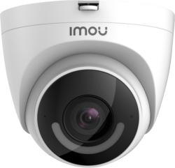Камера Wi-Fi камера Imou IPC-T26EP Turret, 2MP, 110 dB сирена, 2.8мм, 114° FOV, до 256GB MicroSD, двупосочно аудио, IP67, ONVIF