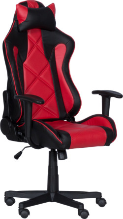 Геймърски стол Carmen 6196 - черен-червен