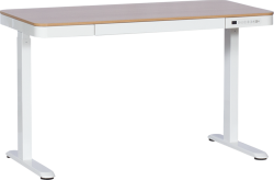 Бюро Ергономично регулируемо бюро Carmen CR-118 E - бук-бял