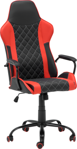 Геймърски стол Carmen 6310 - черен - червен