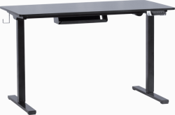 Бюро Ергономично регулируемо бюро Carmen CR- 4824 - черен