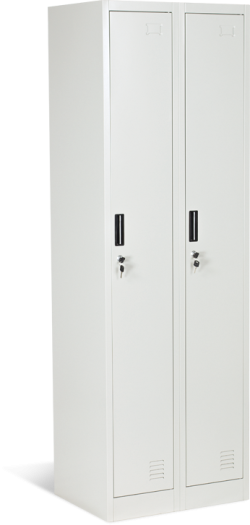  Метален шкаф Carmen CR-1242-2 L - сив