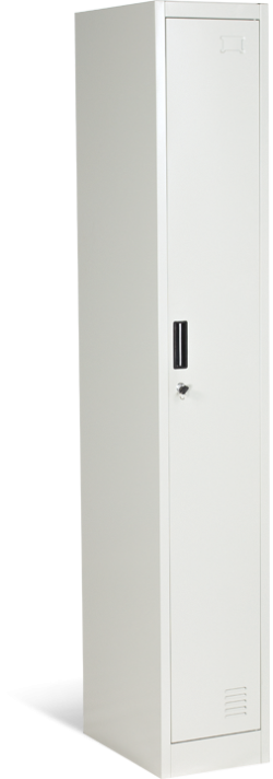 Метален шкаф Carmen CR-1242-1 L - сив