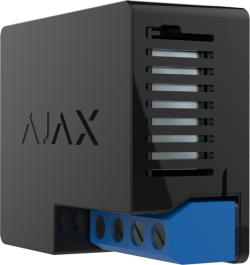 Безжично реле за захранване 110+230 V Ajax Wall Switch - черно